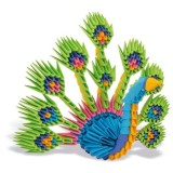 Origami 3D, Creagami - Paun, 502 piese