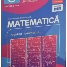 Anton Negrila - Matematica - Algebra, geometrie, clasa a VIII-a, partea a II-a (editia 2022)