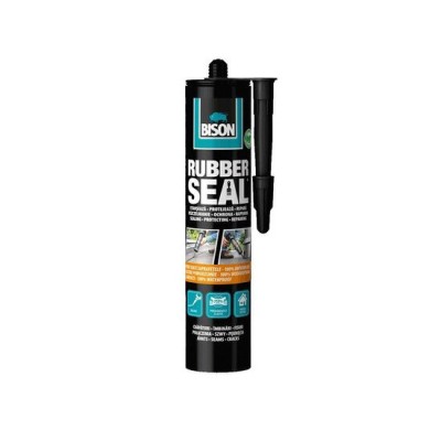 Hidroizolație pe bază de cauciuc și polimer pentru etanșare, protecție și reparare ,Rubber Seal, 310ml, Bison foto