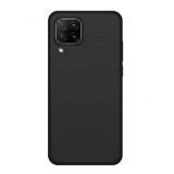 Husa Soft-touch compatibila cu Samsung Galaxy A12, - Silicon Slim, Negru, ALC MOBILE