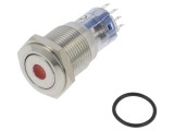 "Comutator Anti-Vandalism DPDT 3A 250V Roșu IP67"