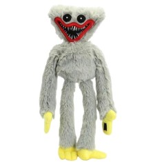 Jucarie de Plus Huggy Wuggy, 40 cm, Brate Flexibile Gri Deschis