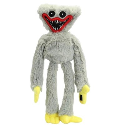 Jucarie de Plus Huggy Wuggy, 40 cm, Brate Flexibile Gri Deschis foto