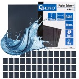 Set hartie abraziva pe baza de apa, 230 x 280 mm, P600, 50 bucati, Geko G78490