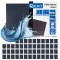 Set hartie abraziva pe baza de apa, 230 x 280 mm, P600, 50 bucati, Geko G78490