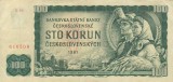 CEHOSLOVACIA 100 korun 1961 VF+!!!