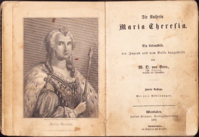 C5449N Die Kaiserin Maria Theresia von W O von Horn, 1870 foto