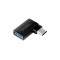 Adaptor USB 3.2 A mama - USB type C tata in unghi 90 grade LOGILINK
