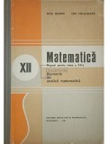 Nicu Boboc - Matematica - Manual pentru clasa a XII-a (Editia: 1984)