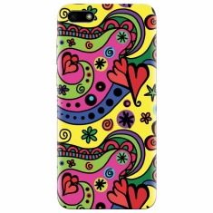 Husa silicon pentru Huawei Y5 2018, Heart Color foto
