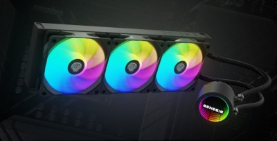 CPU COOLER GENESIS HYDRA 360 ARGB BLACK foto