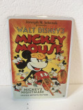 * Carte postala metalica cu Mickey Mouse imagine vintage Walt Disney&#039;s 14.5x10cm