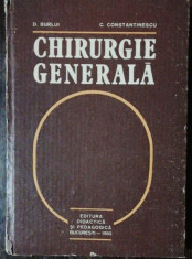 CHIRURGIE GENERALA - D.BURLUI / C.CONSTANTINESCU foto