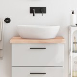 vidaXL Blat de baie, 60x60x(2-4) cm, lemn masiv netratat