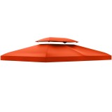 Outsunny Acoperiș de &Icirc;nlocuire pentru Pavilionuri de Grădină 3x4m Poliester Culoare Cafea | Aosom Romania