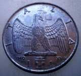 2.018 ITALIA WWII VITTORIO EMANUELE III 1 LIRA 1940 R MAGNETIC, Europa