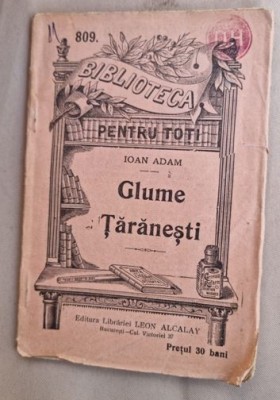 Ioan Adam - Glume Taranesti foto