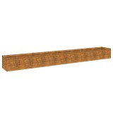 Cumpara ieftin Pat de gradina inaltat 386x50x36 cm, otel corten