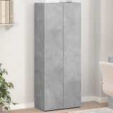 vidaXL Fișet, gri beton, 60x32x153 cm, lemn prelucrat