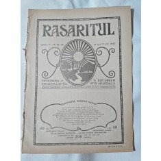 Revista Rasaritul, anul V, nr.25-28/1923