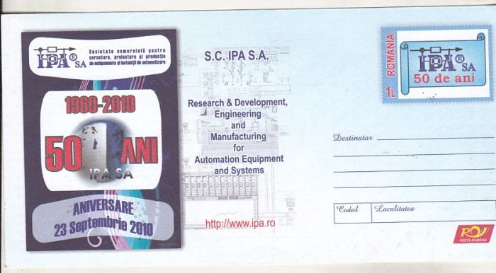 bnk ip IPA SA 1960-2010 - cod 019/2010 - necirculat