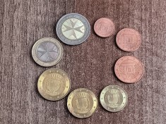 D12 - Set complet monede - euro - Malta - monede emise in 2008