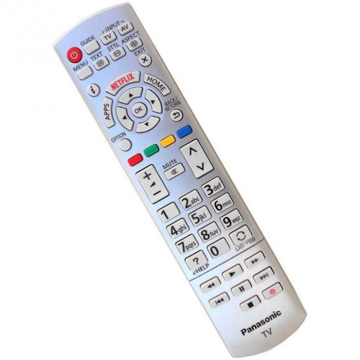 Telecomanda pentru TV Panasonic, N2QAYB001010, Argintiu