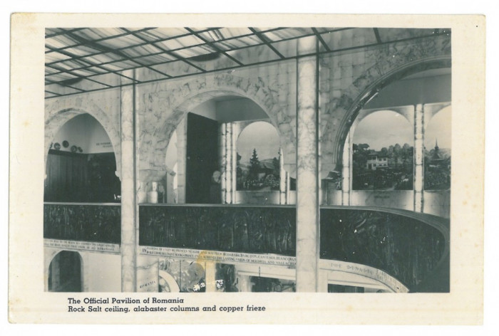 4986 - ROMANIA, Pavilionul Expozitional de la New York - old PC. - unused - 1939