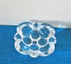 Scrumiera cristal, suflata manual - Saphir - design Rolf Sinnemark, KOSTA Suedia