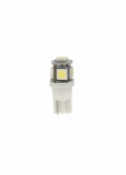 Bec Hyper-Led15 - 5SMD 24V pozitie T10 W21x95d 2buc - Alb Garage AutoRide