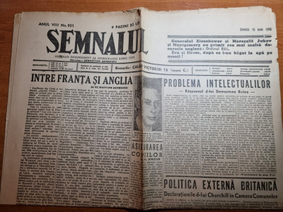 semnalul 16 iunie 1945-interviu d. cocea,germania ocupata,winston churchill foto