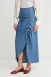 Pepe Jeans fustă din denim MAXI SKIRT HW SUNSET maxi, creion, PL901218