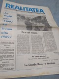 ZIARUL REALITATEA NR 1 /5 IANUARIE 1990