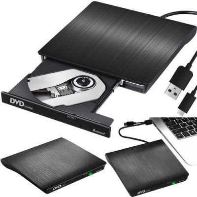 Unitate optica externa CD RW, DVD, USB Tip-C foto