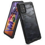Husa Plastic - TPU Ringke Fusion X pentru Samsung Galaxy M31s, Camo, Neagra XDSG0042