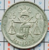 Mexic 25 Centavos 1953 argint - km 443 - A032