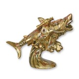 Rechin alb-statueta steampunk din rasini SP-58