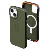 Husa MagSafe pentru Apple iPhone 15 Plus, Urban Armor Gear, Civilian, Verde