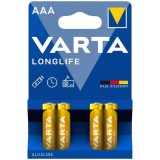 Varta-Baterii Alcaline Longlife AAA LR03 Blister*4