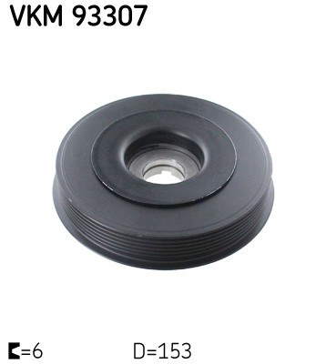 SKF VKM 93307 Fulie curea, arbore cotit
