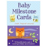 Carduri Milestone Baby pentru Inregistrare Momente Unice - 40 Carduri pentru Primul An
