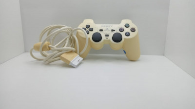 Controller Dualshock 2 PlayStation 2 PS2- SONY (R ) - alb - cablu 2.5 m - 005 foto