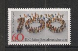 Germania.1981 100 ani Serviciile sociale MG.507, Nestampilat