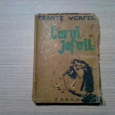 CERUL JEFUIT - Frantz Werfel - Editura Forum, editie interbelica, 263 p.