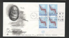 UN New York 1972 Airmail definitives Mi.245 x 4 FDC UN.159