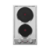 Plita Incorporabila Samus, 2 Arzatoare, 3.5kW, Inox, Argintiu/Negru, Aprindere la o mana, Siguranta, Electrica, 29cm