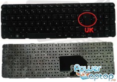 Tastatura HP 90.4RN07.S1D layout UK fara rama enter mare, 9Z.N2ZUS.001 layout UK fara rama enter mare,
