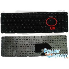 Tastatura HP Pavilion dv7 6b00 CTO layout UK fara rama enter mare, Pavilion dv7 6b00 layout UK fara rama enter