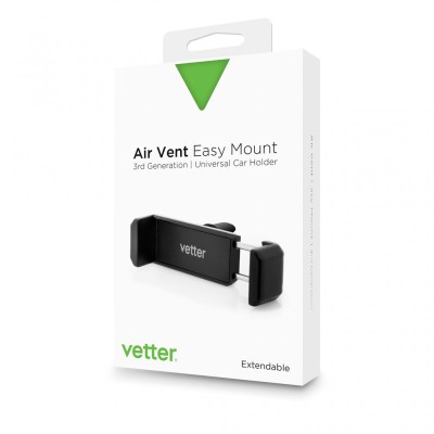Accesorii auto si calatorie Vetter Universal Car Holder, Vetter, Air Vent Easy Mount 3rd Gen, Black foto