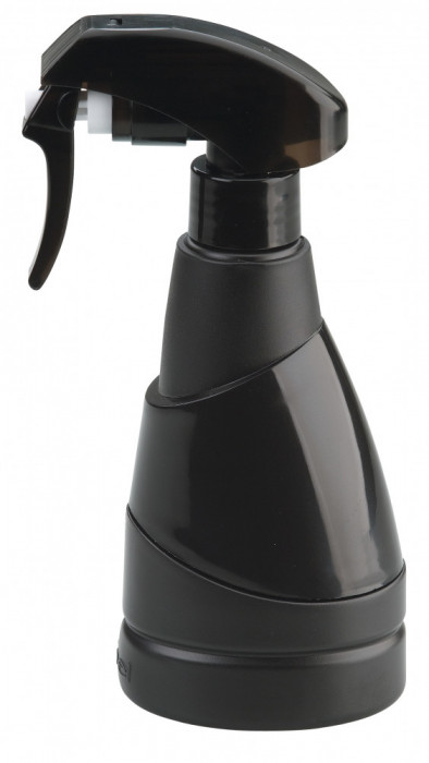 Pulverizator profesional MICRO negru din plastic pentru salon /frizerie/coafor/barbershop 220 ML